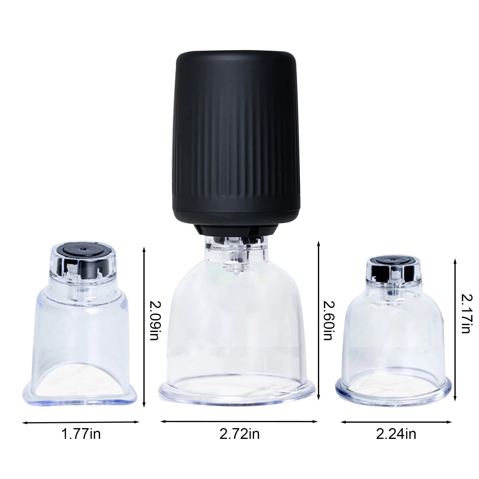 Smart Cupping Device, Vacuum Suction Cupping Massager With 6 Cups, Electric Cupping Massager, Electric Universal Cupping Kit, Body Dredging Electric Hajama Massager
