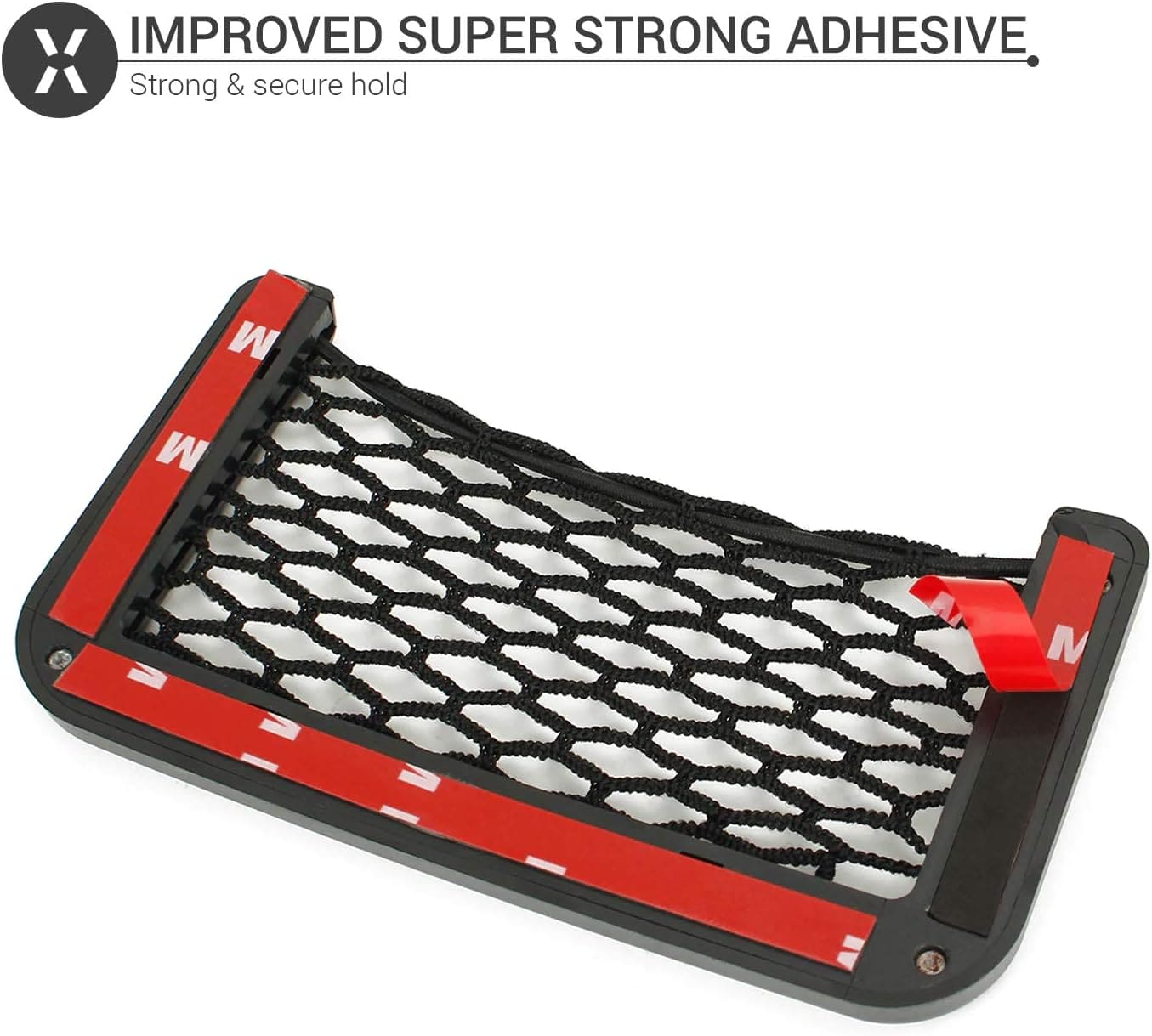 Car Net Storage Pocket, Universal Car Seat Mesh Pocket, Nice Car Network Side Back Pocket, Mesh Netting Chart Pocket, Bus Hall Backrest Rear Cargo Net Framed, Multifunction Net Pocket Organizer