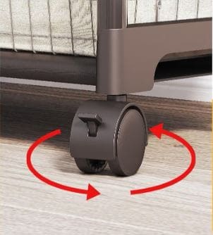 Multifunctional Cloth Rack With Wheels, Multilayer Floor Hanger, 4 in 1 Hall Tree with Storage Shelf, Simple Cloth Organizer Wardrobe, Shoes Rack Home Organizer, Multifunction Floor Standing Clothes Hanger Rack