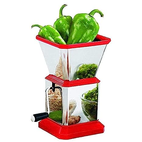 Stainless Steel Chilli Cutter, Multipurpose Manual Vegetable and Fruit Chopper, Chilly & Dry Fruit Cutter with Stainless Steel Blade, Multipurpose Nut And Chilly Cutter, Vegetable Quick Cutter, Household Kitchen Gadget