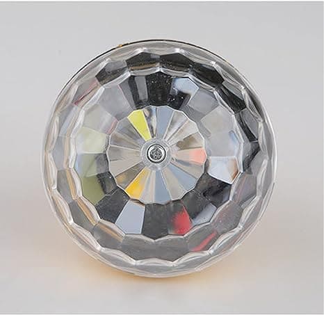 Colourful Magic Lamp, Magic Disco Ball Lamp With Holder, Colorful Rotating Magic Ball Light, Led Crystal Party Stage Light, Mini Rotatable Effect Bar DJ Light, Auto Rotating Lamp, Plug in Disco Ball Light Bulb for Home, Party Ambient Light With Holder