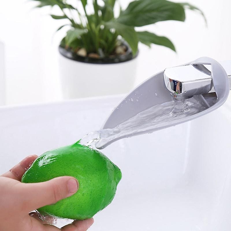 Hand Washing Extender, Silicon Water Saving Nozzle, Children Sink Handle Extension, Tap Anti Splash Extender, Kitchen Bathroom Faucet Splash Water Extender Nozzle