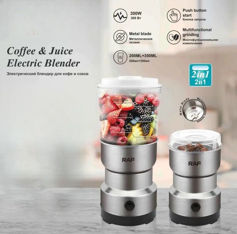 Nima Electric Grinder Blender, Portable Mini Electric Coffee Grinder, Spice Pepper Juicing Grinder, Kitchen Grain Machine, Multifunctional Smash Machine, Bowl Blender And Grain Mixer, Stainless Steel Mini Grain Mill