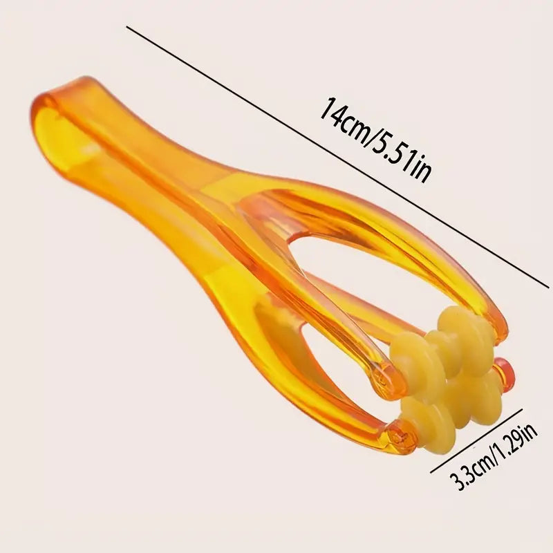 Hand Finger Massager, Double Rubber Roller Massager, Elastic Dual Roller Joint Massager, Finger Joint Hand Roller, Hand Blood Circulation Massage Roller, Multifunctional Finger Massager Device