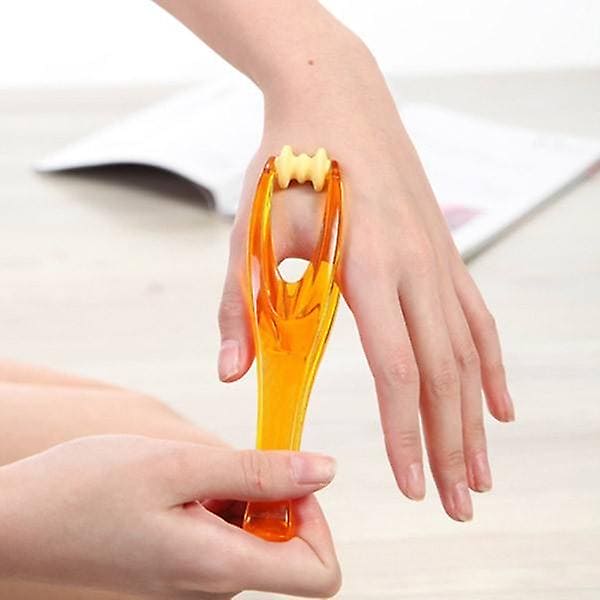 Hand Finger Massager, Double Rubber Roller Massager, Elastic Dual Roller Joint Massager, Finger Joint Hand Roller, Hand Blood Circulation Massage Roller, Multifunctional Finger Massager Device