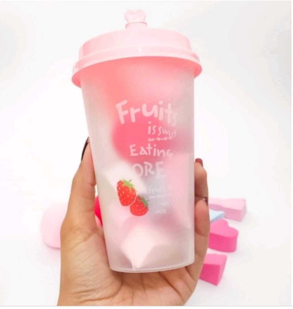 Beauty Blender With Cup, 9 In 1 Makeup Blender, Soft Makeup Sponge Puff Set With Jar, Beauty Blender Glass