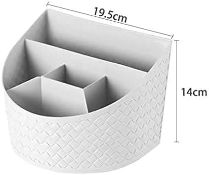 5 Compartment Desktop Storage Organizer, Multipurpose Table Organizer, Plastic Storage Box, Kitchen Bathroom Storage Box, Multifunctional Storage Organizer Case