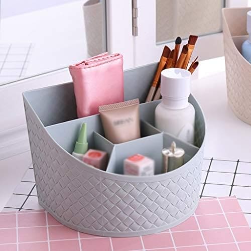 5 Compartment Desktop Storage Organizer, Multipurpose Table Organizer, Plastic Storage Box, Kitchen Bathroom Storage Box, Multifunctional Storage Organizer Case