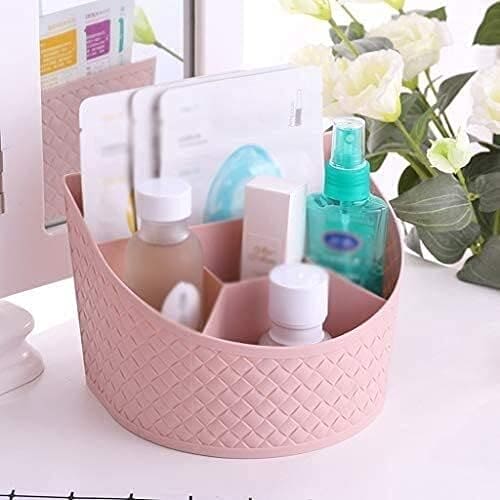 5 Compartment Desktop Storage Organizer, Multipurpose Table Organizer, Plastic Storage Box, Kitchen Bathroom Storage Box, Multifunctional Storage Organizer Case