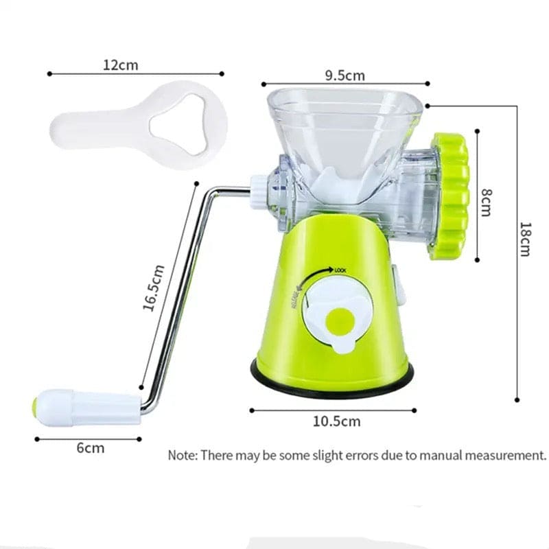 Multifunctional Meat Grinder, Household Multipurpose Grinder, Portable Small Stuffing Machine, Meat Vegetable Mincer Machine, Sausage Meat Grinder Blenders Mixers, Meat Vegetable Spice Hand-cranked Meat Mincer