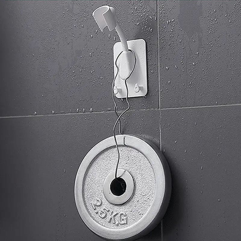 360° Shower Head Holder, Adjustable Shower Head Bracket, Universal Bathroom Shower Head Holder, Knob Suction Cup Shower Head Holder, Bathroom Sprinkler Head Rack, Self-adhesive Wall Mounted Shower Bracket, Wall Mount Hooks Stand Shower Bracket