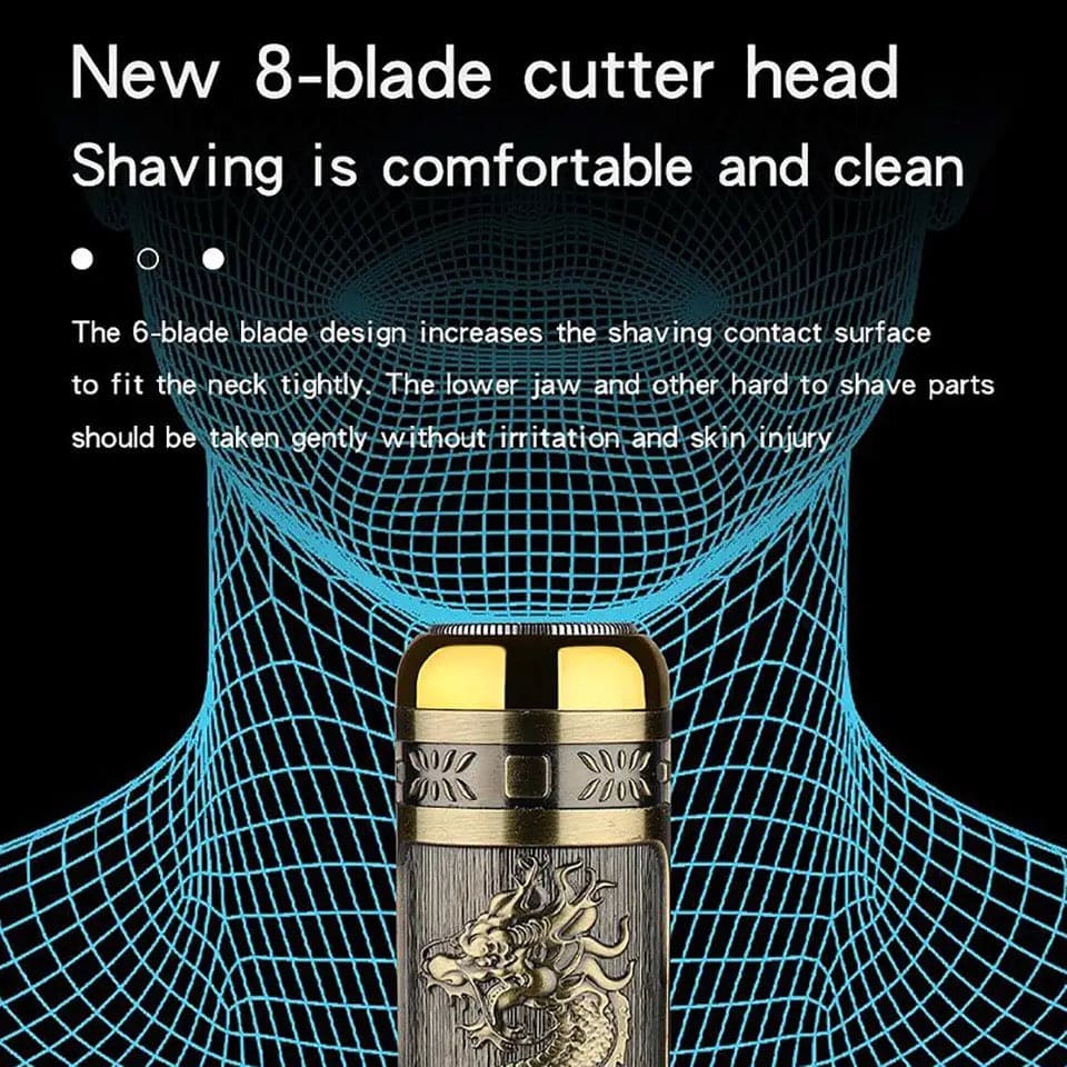 Mini Electric Shaver, Men's Electric Shaver Cordless Trimmer, Beard Hair Cutting Machine, Single Head Beard Shaver, Mini Barber Electric Shaver, Home Travel Portable Men Razor Shaving Device