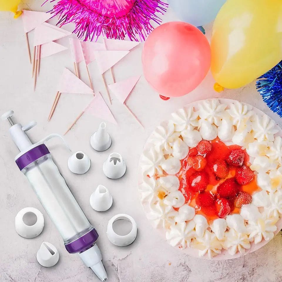 Dessert Ice Injector, Handy Cake Decorating Tool. Dessert Decoration DIY Pastry Syringe, Cake Decorating Tool, Cupcake Filling Injector, Wilton Dessert Decorator Plus Cake Decorating And Icing Tool, Cake Cream Piping Syringe