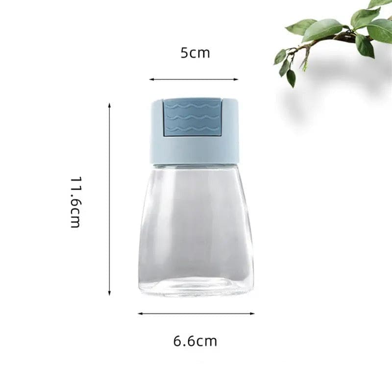 Metering Salt Shaker, Quantitative Salt Shaker, Press Salt Shaker, Seasoning Spice Jar Can, Kitchen Spice Seasoning Bottle, Push Type Salt Dispenser, Cap Sealed Cruet Condiment Seasoning Jars