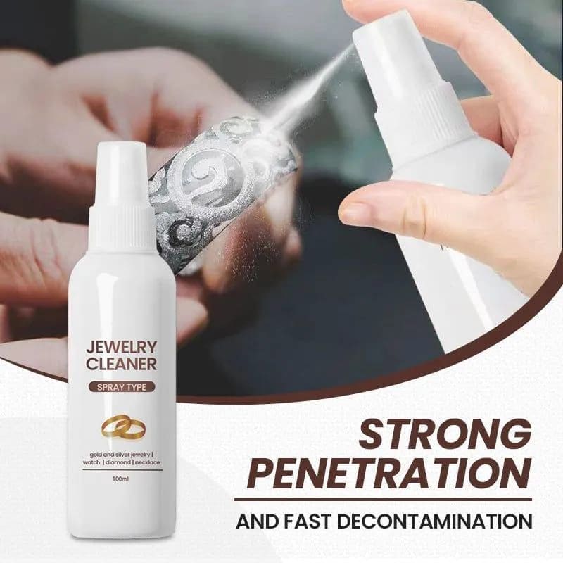 Fine Jewelry Liquid Cleaner, 100ml Jewelry Cleaner, Diamond Silver Gold Jewelry Cleaning Spray, Jewelry Polish Cleaner, Silver Gold Brass Jewelry Cleaner Cleaning Spray, Multipurpose Spray Cleaner