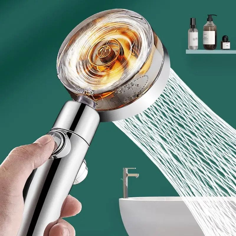 Propeller Shower Head, Bathroom Turbo Fan Shower, Adjustable