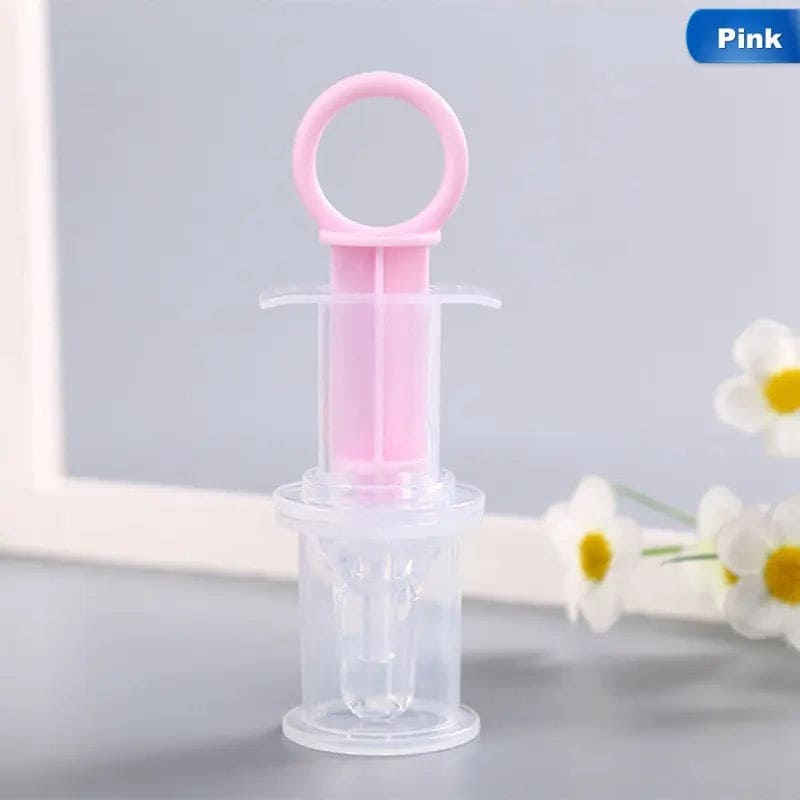 Baby Kids Smart Medicine Dispenser, Needle Feeder Squeeze Medicine Dropper, Pacifier Baby Feeder, Baby Medicine Dispenser, Baby Syringe Feeder, Newborn Dropper Medicine Feeder, Anti-Choke Baby Medicine Feeder, Liquid Push Medicine Dispenser