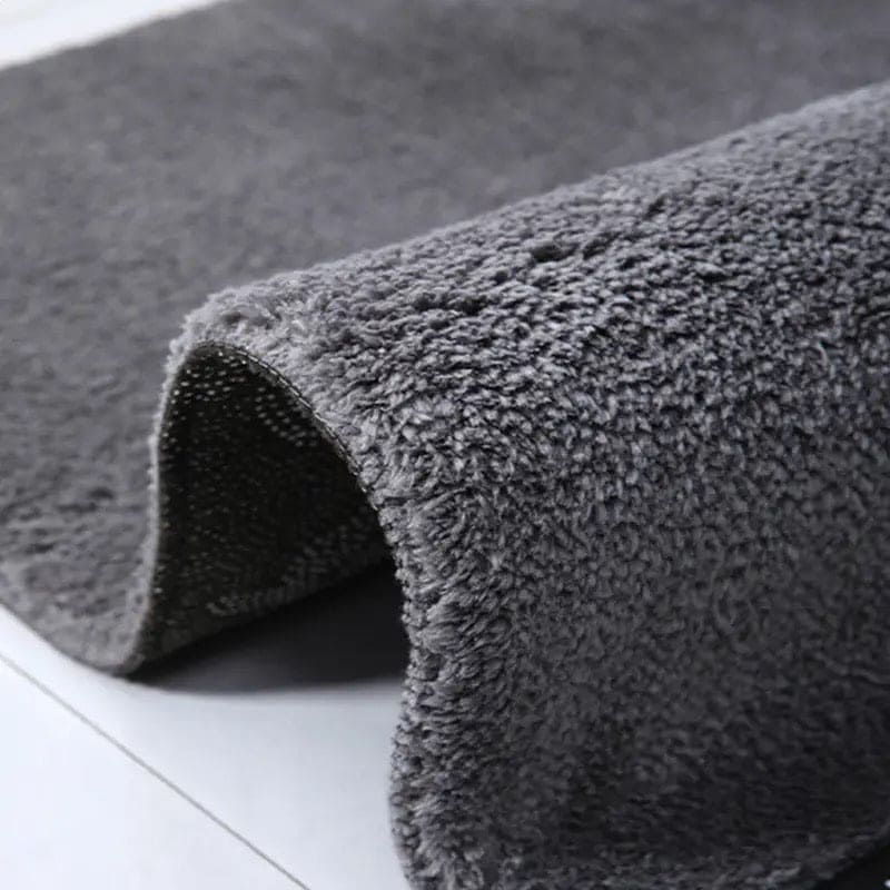 Fluffy Bathroom Mat, Non Slip Plush Carpet Bath Mat, Soft Comfortable Water Absorbent Mat, Bathroom Kitchen Floor Mat, Door Entrance Soft Mat, Thick Shaggy Shower Rug Mat, Plush Microfiber Rugs, Washable Quick Dry Bath Rugs, Anti Skid Bathroom Shower Mat