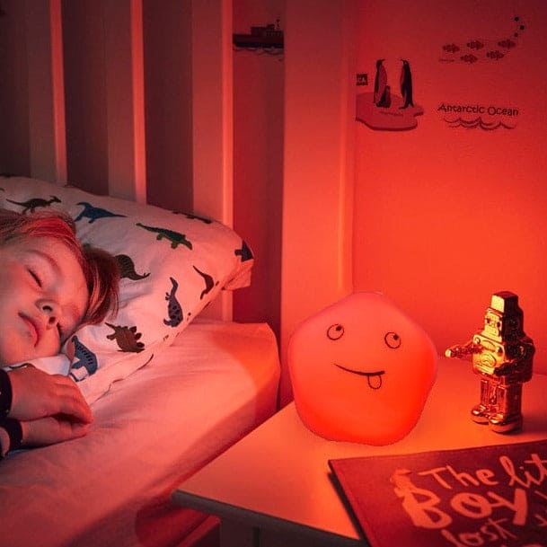 Smiling Baby Night Light, Colorful Slap Light, Silicon Star LED Lamp, Multicolor Silicon Touch Sensor Tap Light, Baby Kids Bedside Night Light, Rechargeable Soft Silicone Star LED Lamp Light