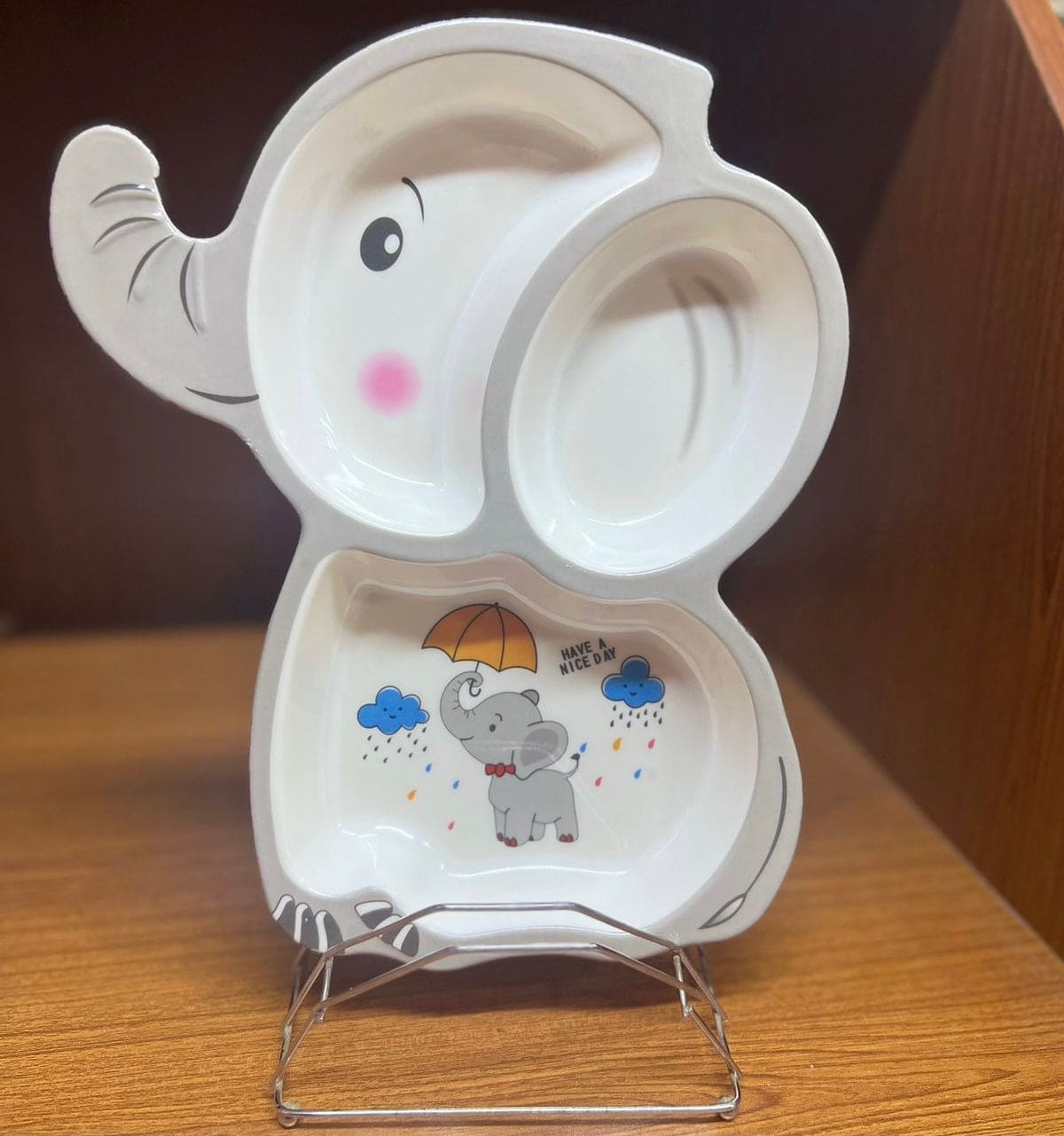 Creative Cartoon Plates For Kids, Children Dinner Plates, Cartoon Serving Tray, Food Divided Serving Plate For Toddler, Seder Plate for Kids
