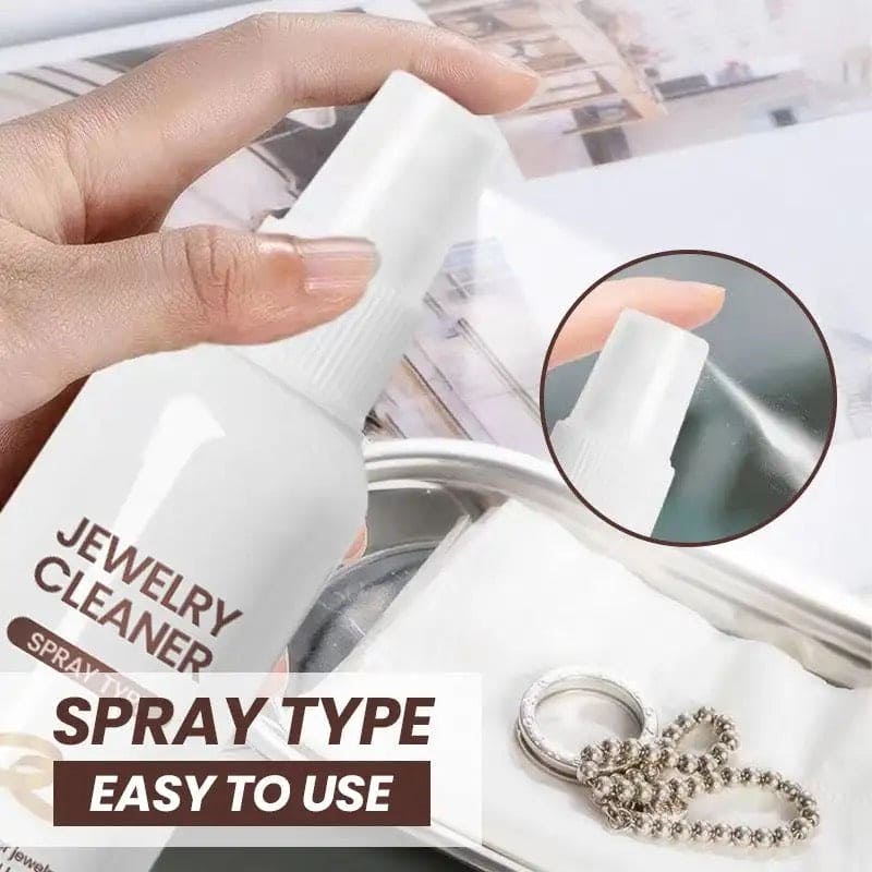Fine Jewelry Liquid Cleaner, 100ml Jewelry Cleaner, Diamond Silver Gold Jewelry Cleaning Spray, Jewelry Polish Cleaner, Silver Gold Brass Jewelry Cleaner Cleaning Spray, Multipurpose Spray Cleaner