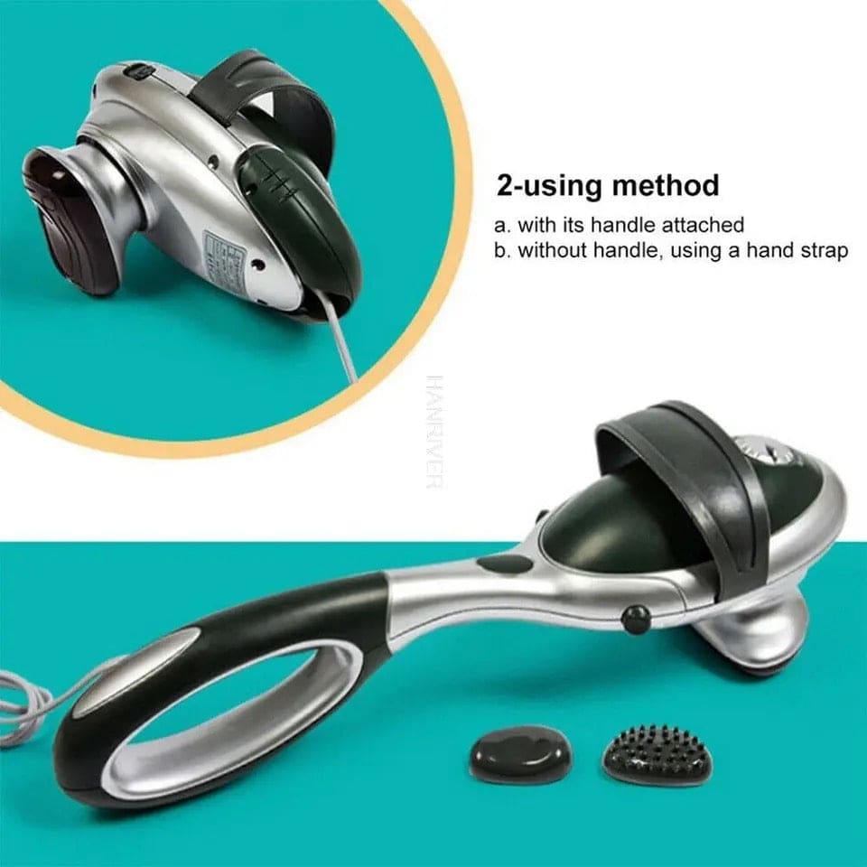 Infrared Electric Massager, Body Heated Massager Stick, Waist Cervical Massager, Handhelds Body Neck Back Massager, Multifunctional Body Massage Hammer, Intensive Tapping Massager
