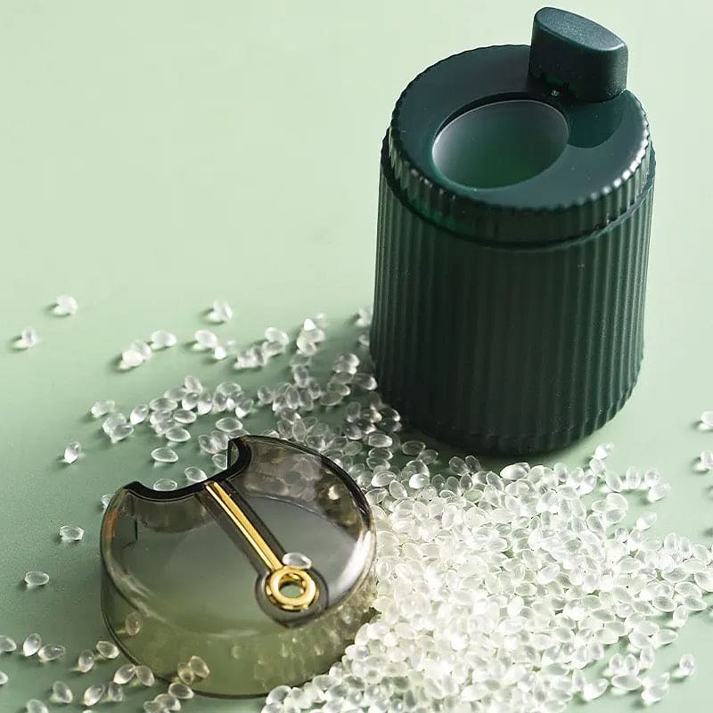 Portable Pop Up Toothpick Box, Press Type Cylinder Toothpick Holder, Automatic Eject Toothpick Jar, Self Ejecting Toothpick Dispenser, Household Toothpick Holder Organizer, Transparent Pop Up Table Toothpick Container, Creative Automatic Toothpick Box