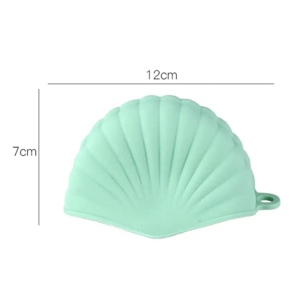 1 Pair Sea Shell Pot Gripper, Kitchen Pinch Grip, Durable Silicon Glove Clip, High Resistant Soup Pot Grip Cover, Anti Slip Silicone Oven Mitts, Anti-Slip Pot Hot Handle Holders