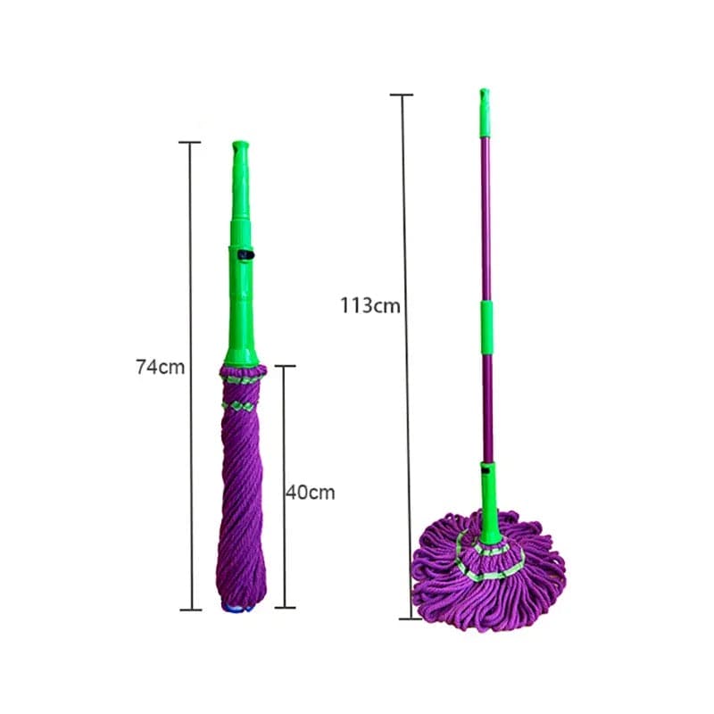 Self Wringing Twist Mop, Microfiber Squeeze Mop, Twisted Swivel Squeeze Mop, Magic Lazy Cleaning Mop, Long Handled Microfiber Floor Mop, Multifunctional Wash Floor Mop, Glass Floors Car Wash Mop