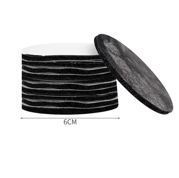 Set Of 4 Hook And Loop Dot Tape, Carpet Anti Slip Mat Sticker, Heavy Duty Rug Carpet Gripper Pad, Double Sided Sticky Back, Sticky Back Hook Loop Dots, Double Sided Sticky Coin Tape, Anti Curling Carpet Tape, Home Bathroom Sticking Tape