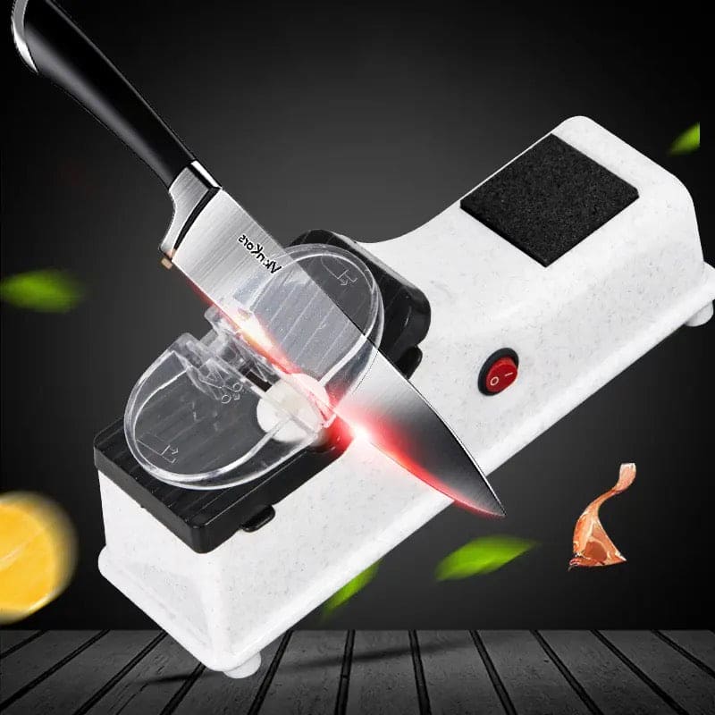 Electric Knife Sharpener Automatic Adjustable USB Rechargable Home