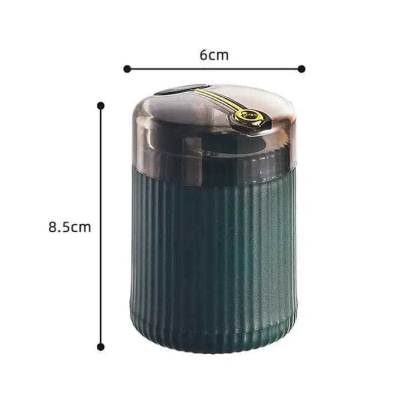 Portable Pop Up Toothpick Box, Press Type Cylinder Toothpick Holder, Automatic Eject Toothpick Jar, Self Ejecting Toothpick Dispenser, Household Toothpick Holder Organizer, Transparent Pop Up Table Toothpick Container, Creative Automatic Toothpick Box