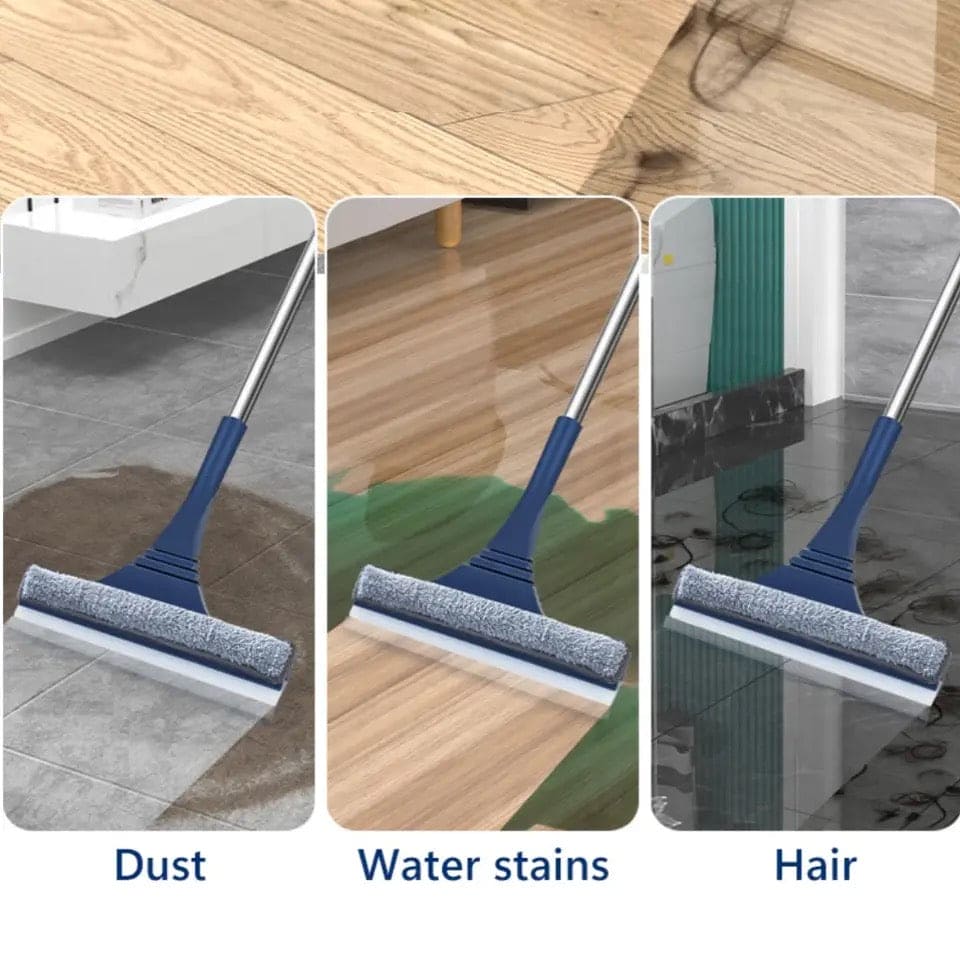 2 in 1 Window Mesh Screen Brush, Curtain Net Wipe Cleaner Brush, Telescopic Long Handle Dust Removal Brush, Household Cleaning Tool, Window Mop Squeegee Wiper, Window Cleaner Magic Broom Wiper