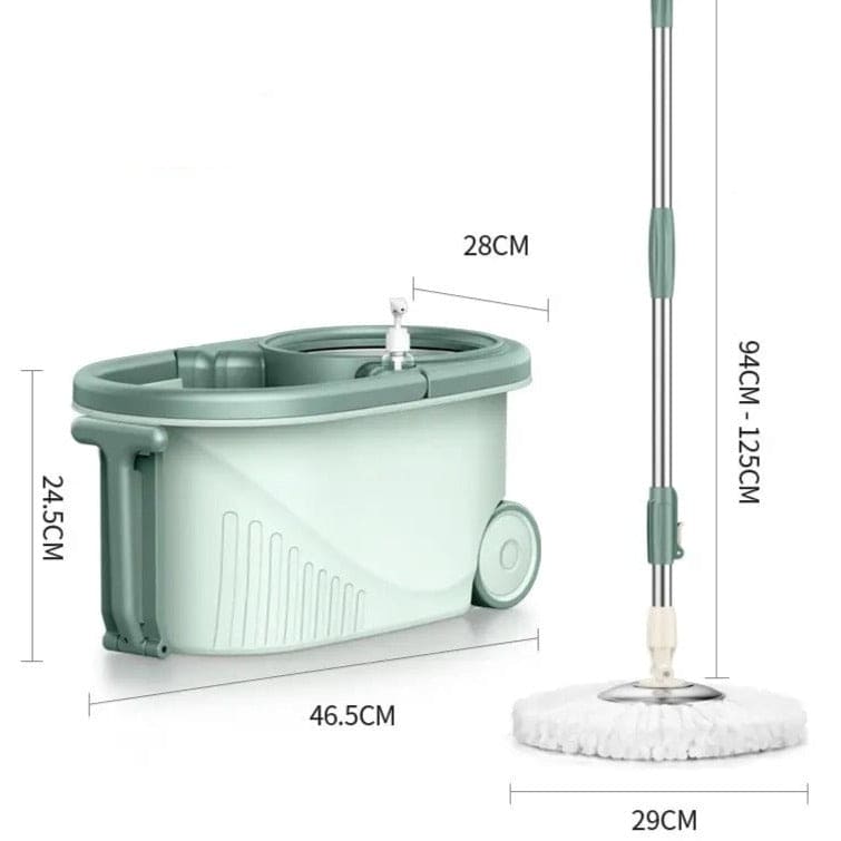 Spin Bucket Mop, Household Magic Spin Mop Bucket, Double Drive Hand Pressure Rotating Mop, 360 Easy Wring Microfiber Spin Mop, Corner Mop With Bucket Basket, Home Kitchen Bathroom Floor Cleaning, Magic Rotating Mop With Bucket
