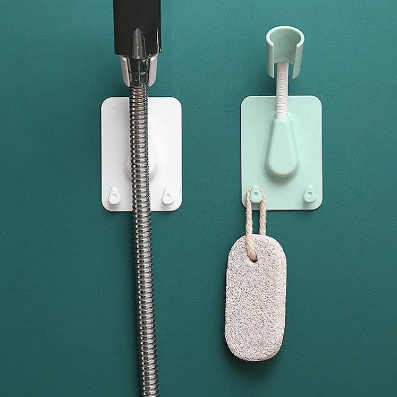 360° Shower Head Holder, Adjustable Shower Head Bracket, Universal Bathroom Shower Head Holder, Knob Suction Cup Shower Head Holder, Bathroom Sprinkler Head Rack, Self-adhesive Wall Mounted Shower Bracket, Wall Mount Hooks Stand Shower Bracket
