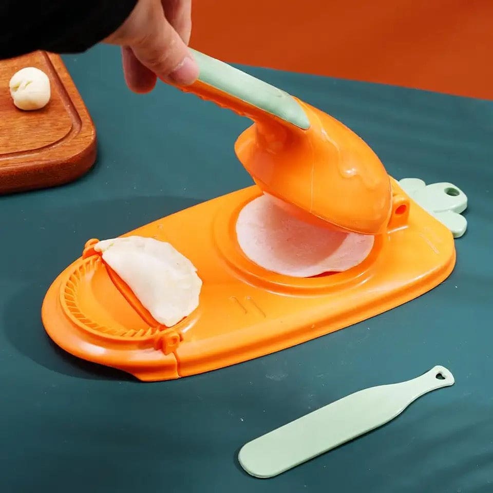 Raddish Dumpling Maker, 2 in 1 Dumpling Maker, Dumpling Moulds Machine, Manual Dough Presser, Dumpling Skin Wrapper Mold, Dough Press Maker, Dumpling Skin Maker Dumpling Mold, Manual Tortilla Maker, Kitchen Dumpling Making Tool