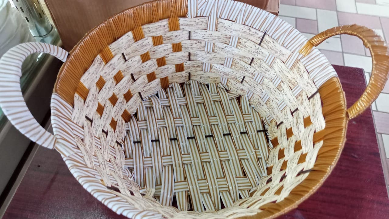 Mini Fruit Basket, Decorative Fruit Basket, Living Room Fruit Basket, Small Plastic Rattan Lace Bamboo Basket, Kitchen Dining Fruit Plate, Multipurpose Storage Basket