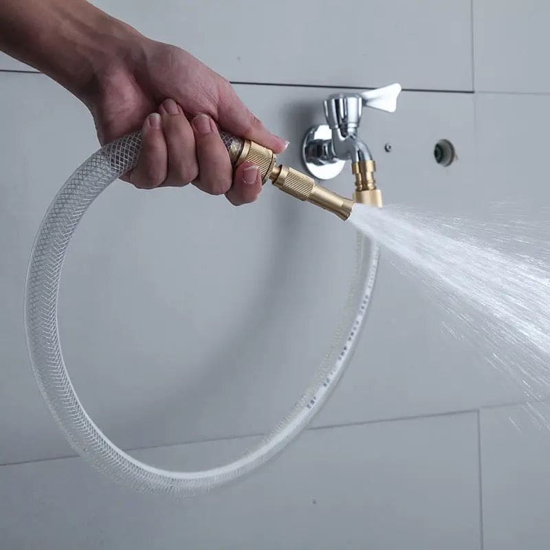 Spray Nozzle Water Gun, High Pressure Direct Spray Sprinkler Quick Connector, Adjustable Pressure Washer, Washing Tap Connector, Jet Water Gun, Garden Water Spray Nozzle