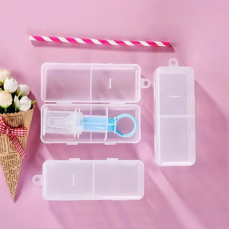 Baby Kids Smart Medicine Dispenser, Needle Feeder Squeeze Medicine Dropper, Pacifier Baby Feeder, Baby Medicine Dispenser, Baby Syringe Feeder, Newborn Dropper Medicine Feeder, Anti-Choke Baby Medicine Feeder, Liquid Push Medicine Dispenser