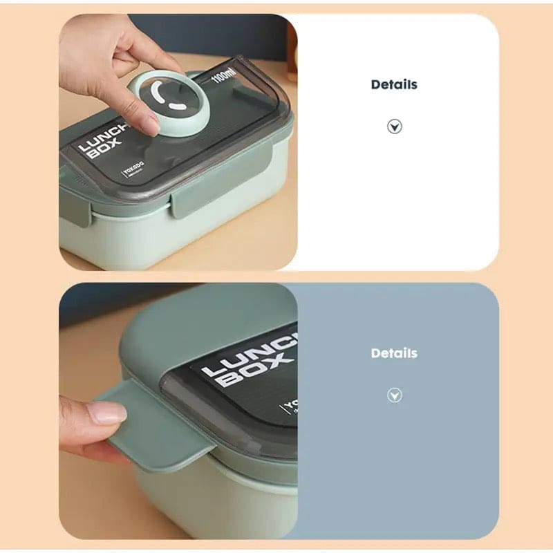 Camera Lunch Box, Microwave Lunch Box With Spoon Fork, Hermetic Food Fruit Storage Container, Portable Children Kids Student Bento Box, Kids School Lunch Box, Student Sealed Lunch Box