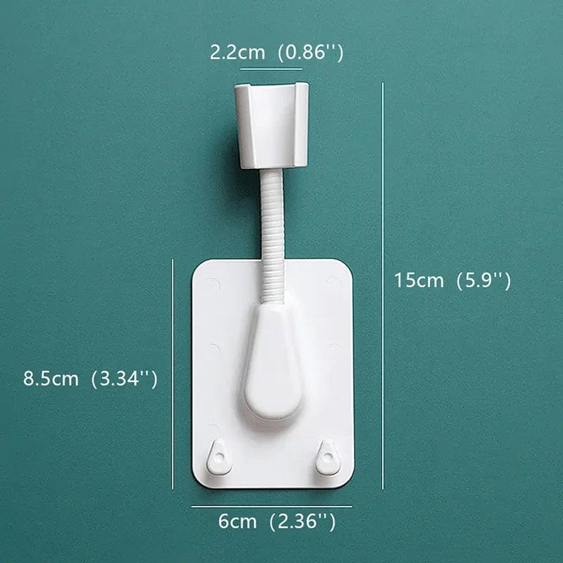 360° Shower Head Holder, Adjustable Shower Head Bracket, Universal Bathroom Shower Head Holder, Knob Suction Cup Shower Head Holder, Bathroom Sprinkler Head Rack, Self-adhesive Wall Mounted Shower Bracket, Wall Mount Hooks Stand Shower Bracket