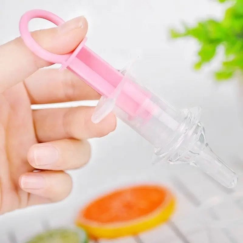 Baby Kids Smart Medicine Dispenser, Needle Feeder Squeeze Medicine Dropper, Pacifier Baby Feeder, Baby Medicine Dispenser, Baby Syringe Feeder, Newborn Dropper Medicine Feeder, Anti-Choke Baby Medicine Feeder, Liquid Push Medicine Dispenser