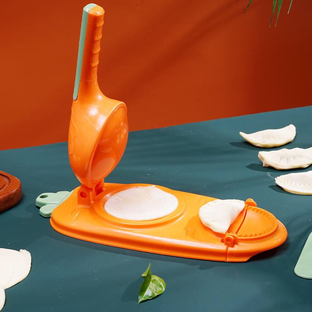 Raddish Dumpling Maker, 2 in 1 Dumpling Maker, Dumpling Moulds Machine, Manual Dough Presser, Dumpling Skin Wrapper Mold, Dough Press Maker, Dumpling Skin Maker Dumpling Mold, Manual Tortilla Maker, Kitchen Dumpling Making Tool
