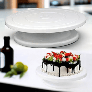 Cake Turntable Round Plate For Cake Cake Turntable Stand, Rotating