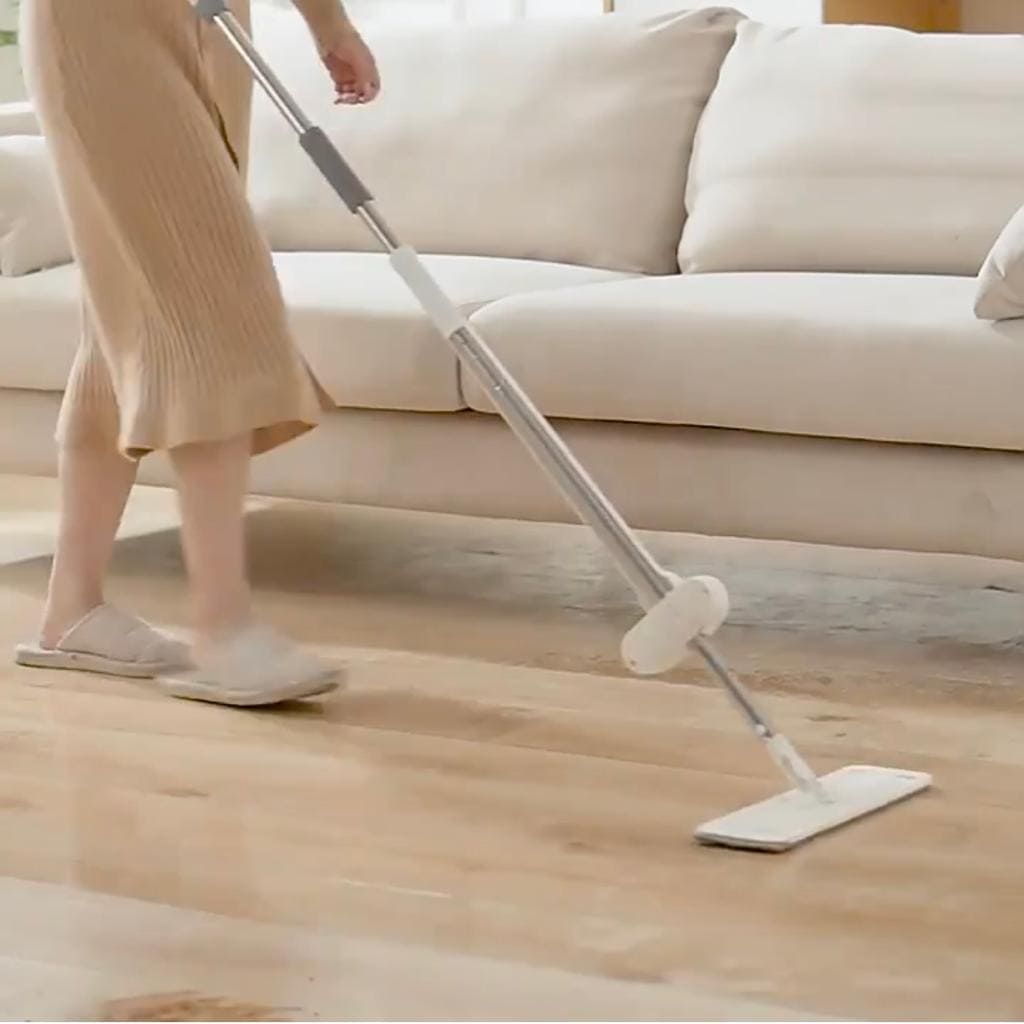 Water Spray Mop, Multi Surface Spray Mop. Reusable Microfiber Pads Lazy Mop, Rotatable Cleaning Mop, Flat Squeeze Floor Cleaning Mop, Multi Angle Cleaning Mop, Home Kitchen Bathroom Floor Cleaning Brush