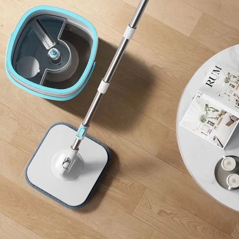 Square Bucket Mop, Double Deck Separation System Spin Mop, Hand Free Lazy Squeeze Mop, Automatic Magic Floor Mop, 360 Degree Rotating Mop, Self Wringing Flat Mop, Wet and Dry Square Mop, Multipurpose Cleaning Mop