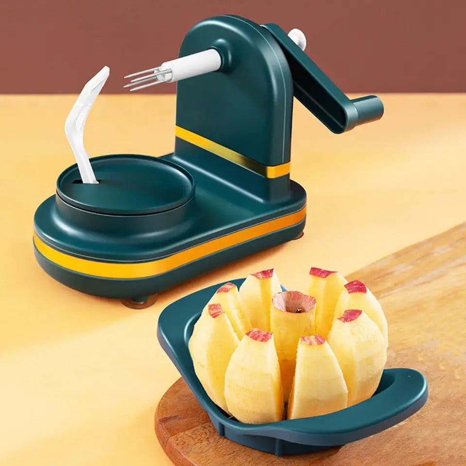 Manual Fruit Peeler, Hand Crank Fruit Peeler, Multifunction Suction Quick Peeler, Kitchen Pear Peeler Cutter Slicer, Fruit Vegetable Peeler, Apple Slicing Shaving Slicer, Multifunction Manual Rotary Slicer, Hand Cracked Peeler, Household Kitchen Gadget
