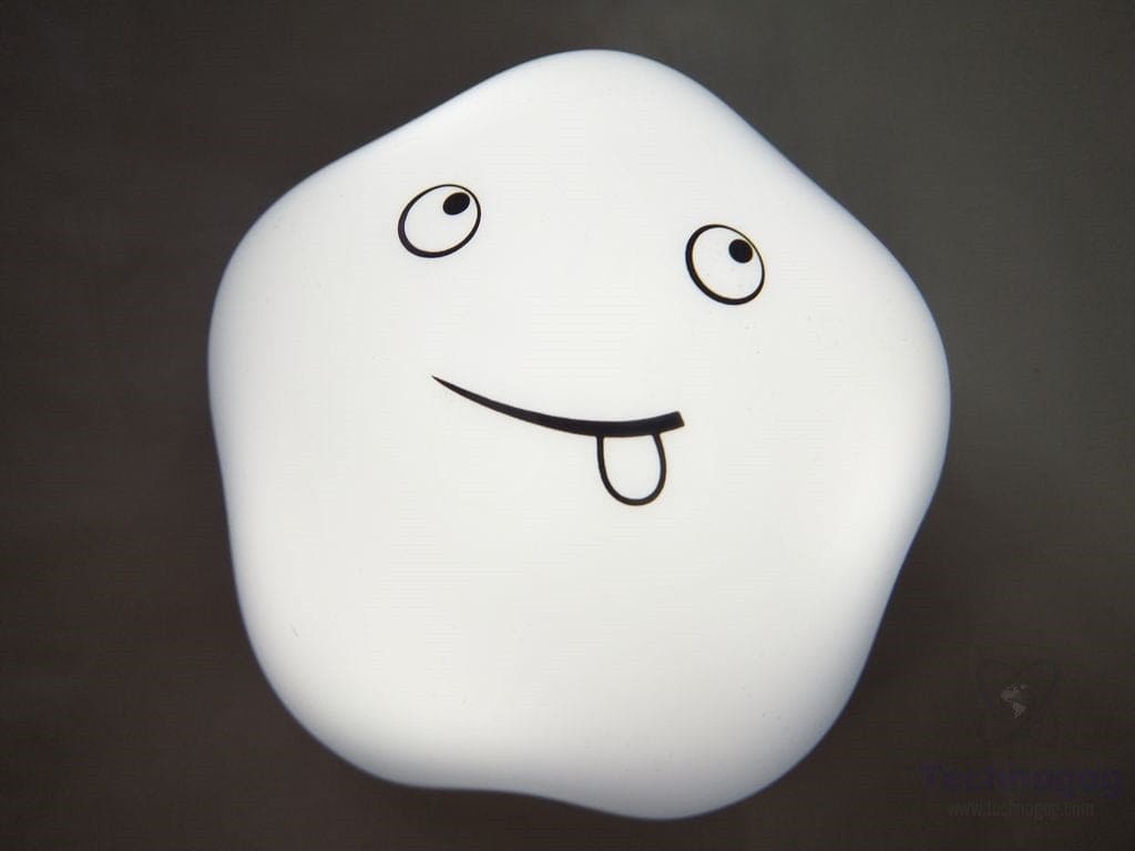 Smiling Baby Night Light, Colorful Slap Light, Silicon Star LED Lamp, Multicolor Silicon Touch Sensor Tap Light, Baby Kids Bedside Night Light, Rechargeable Soft Silicone Star LED Lamp Light