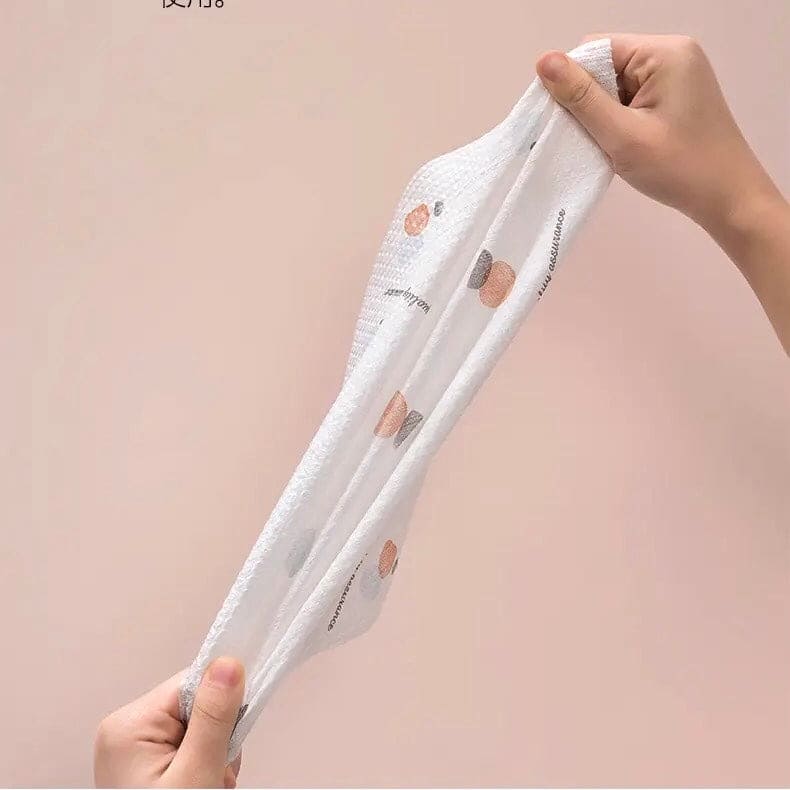 Reusable 50 Sheets Tissue Roll, Cleaning Paper Towels, Disposable Wet And Dry Lazy Rag, Kitchen Cleaning Liquid Absorbent Paper, Professional Standard Tissue Paper Roll, Non Woven Necessities Clean Cloth Rag