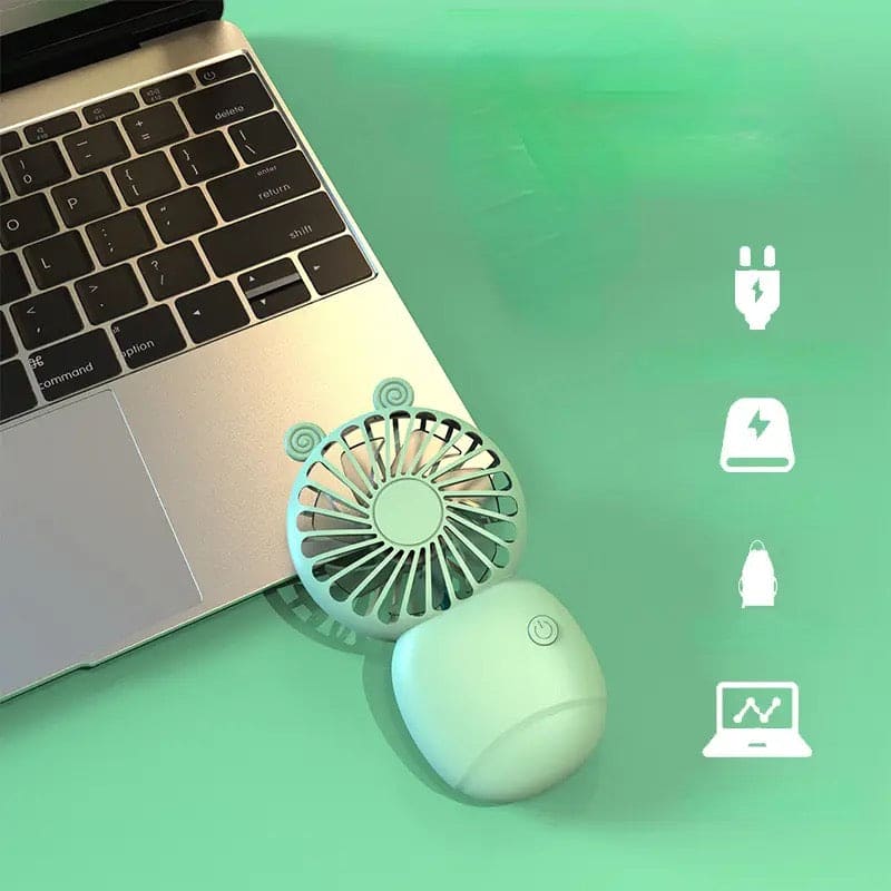 Mini Pocket Fan, Ultra Quite Summer Desktop Fan, Portable Handheld USB Fan, Pocket Electric Desk Fan, Indoor Outdoor Travelling Fan